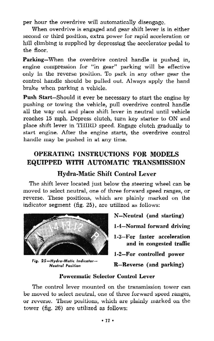 1956 Chevrolet Trucks Operators Manual Page 13
